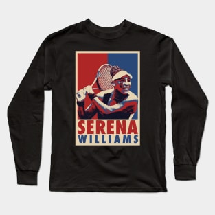 Serena Williams Pop Art Style Long Sleeve T-Shirt